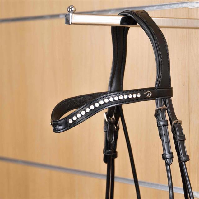 Frontal en V Swarovski Blanc Nec Dy'on Noir