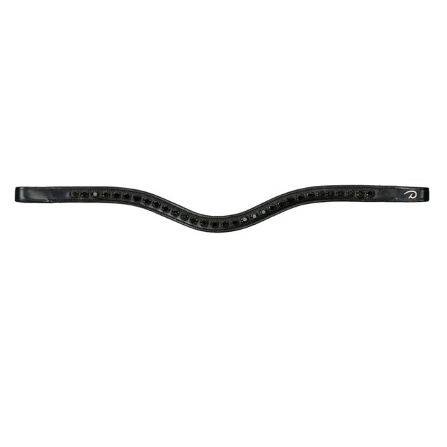 Frontal en V Swarovski Noir Nec Dy'on Noir