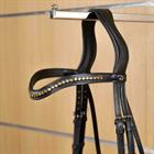 Frontal en V Swarovski Or Nec Dy'on Noir