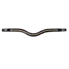 Frontal en V Swarovski Or Nec Dy'on Noir