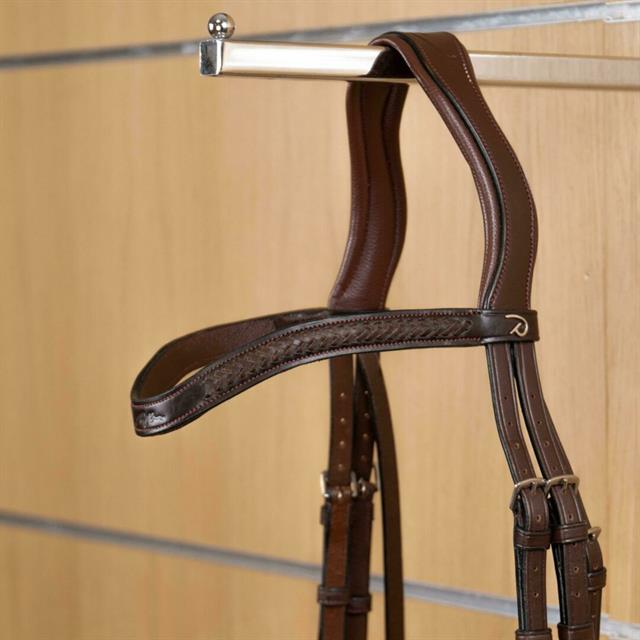 Frontal en V Tressé Nec Dy'on Marron