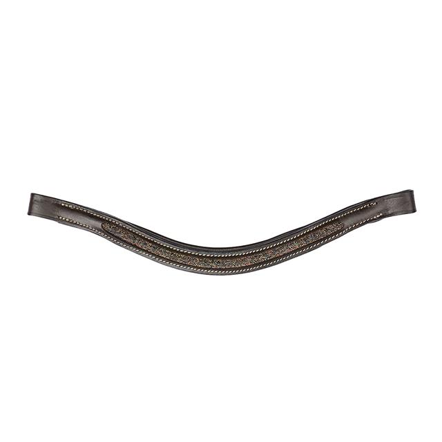 Frontal pour cheval bâton Hobby Horse Crystal LeMieux Marron
