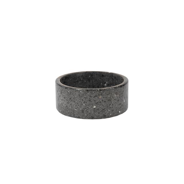 Gamelle pour chien en pierre Terrazzo Kentucky Noir