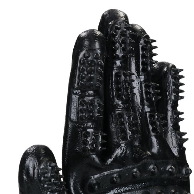 Gant de toilettage Scrub HORSEGEAR Noir