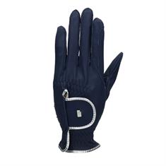 Gants Bi Lined Roeckl Bleu-blanc