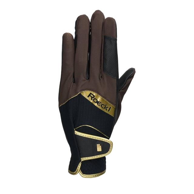 Gants Millero Roeckl Marron foncé-noir