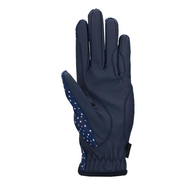 Gants Qshine Quur  Bleu foncé-argenté