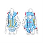 Gilet airbag d'équitation Evolution Moyen Hit-Air Noir