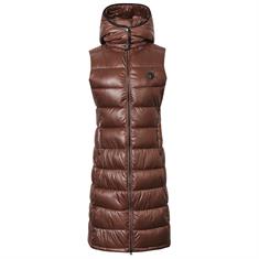 Gilet sans manches long Covalliero Marron