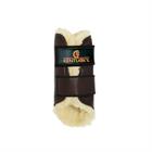 Guêtres de paddock pour antérieurs Turnout Leather Kentucky Marron