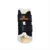 Guêtres de paddock pour antérieurs Turnout Leather Kentucky Noir