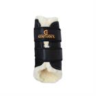 Guêtres de paddock pour antérieurs Turnout Leather Kentucky Noir