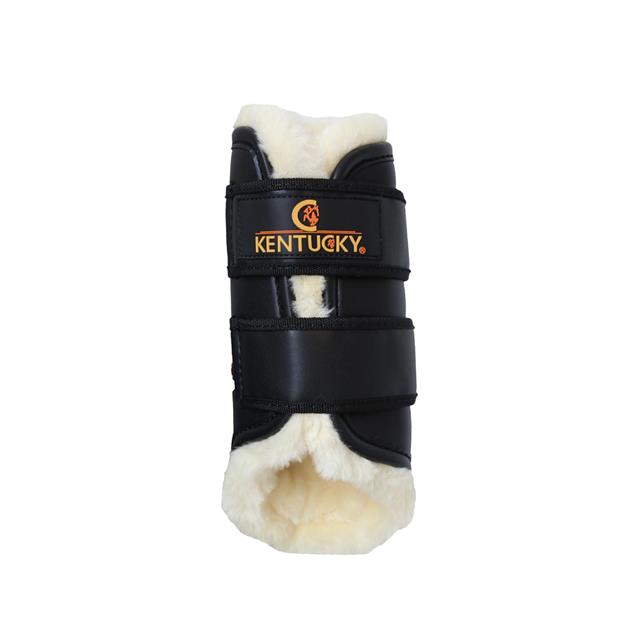 Guêtres de paddock pour antérieurs Turnout Leather Kentucky Noir