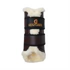 Guêtres de paddock pour postérieurs Turnout Leather Kentucky Marron