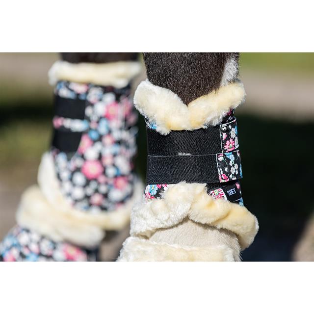 Guêtres EJles Fleurs EpplEJeck Noir