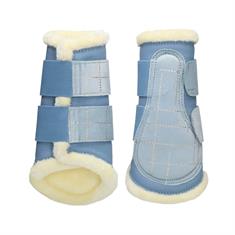 Guêtres HGVelvet Dot Horsegear Bleu clair