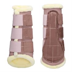 Guêtres HGVelvet Dot Horsegear Mauve clair
