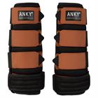 Guêtres mesh 3D Anky Noir-orange