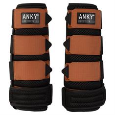 Guêtres mesh 3D Anky Noir-orange