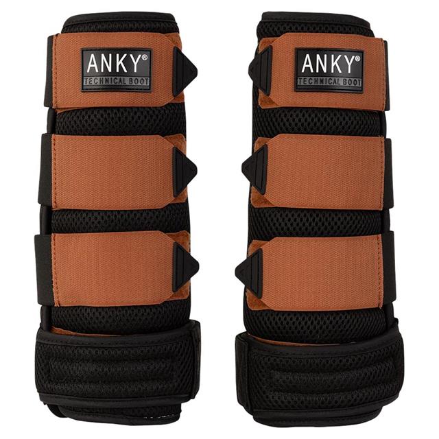 Guêtres mesh 3D Anky Noir-orange