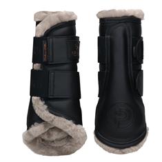 Guêtres Platinum Faux Leather Ff Eskadron Noir