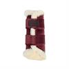 Guêtres Velvet Contrast Kentucky Rouge foncé