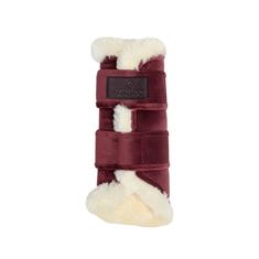 Guêtres Velvet Contrast Kentucky Rouge foncé