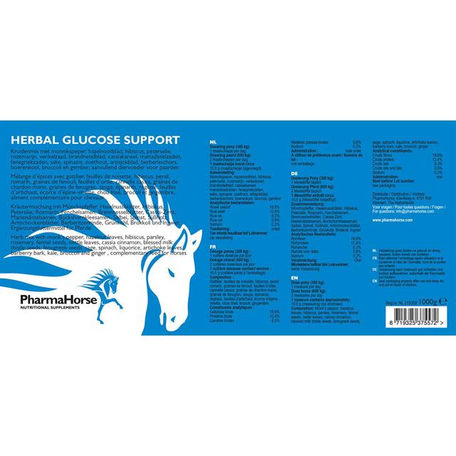 Herbal Glucose Support PharmaHorse Autre