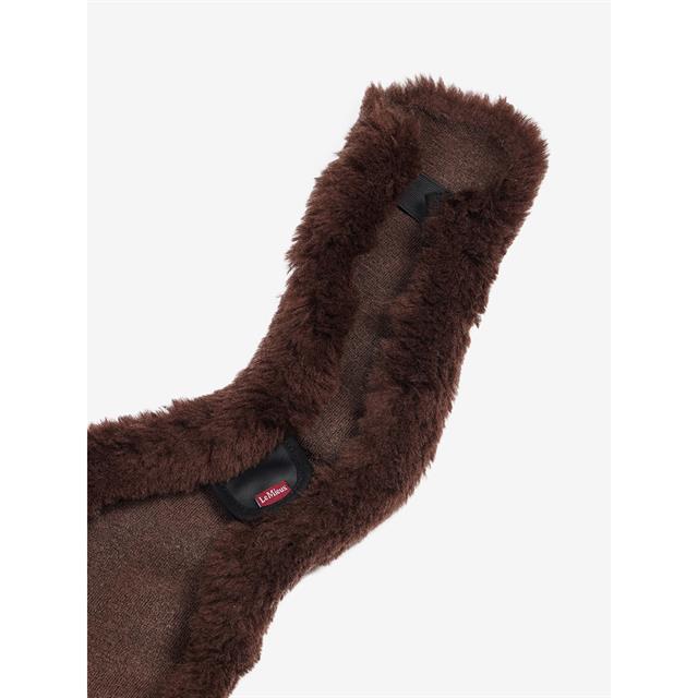 Housse de sangle Merino+ Anatomic Jumping LeMieux Marron
