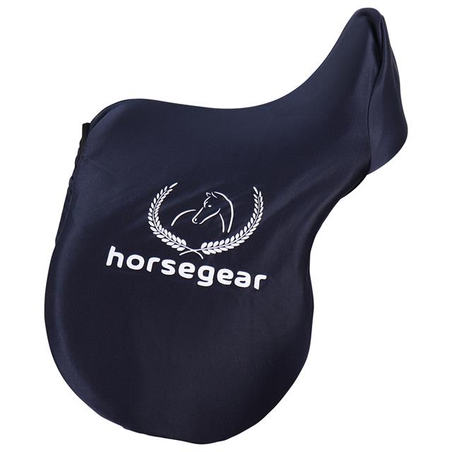 Housse de selle Logo HORSEGEAR Bleu foncé