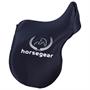 Housse de selle Logo Horsegear Gris foncé