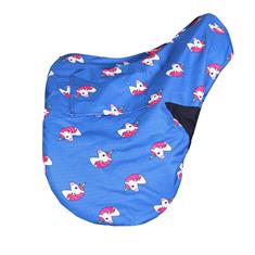 Housse de selle Unicorn Epplejeck Bleu