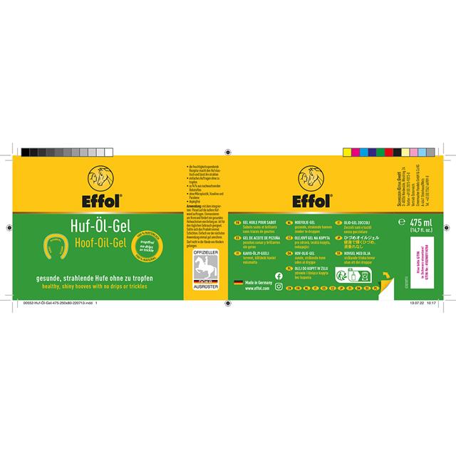 Huile Gel pour sabots Effol 