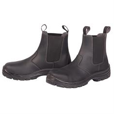 Jodhpurs en cuir à bout de sécurité Harry's Horse Noir