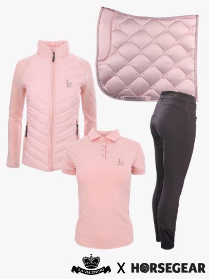 La Valencio x HORSEGEAR - Grey & Pink