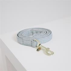 Laisse courte pour chien Wool Kentucky Bleu clair