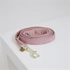 Laisse courte pour chien Wool Kentucky Rose clair