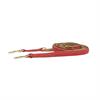 Laisse pour chien en cuir vegan Kentucky Rouge clair