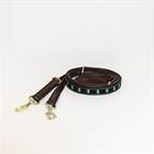 Laisse pour chien en perles faites-main Kentucky Noir