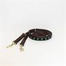 Laisse pour chien en perles faites-main Kentucky Noir