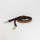 Laisse pour chien en perles faites-main Kentucky Orange