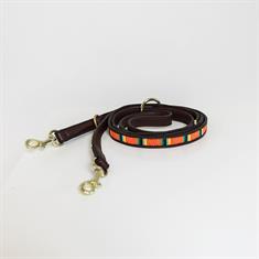 Laisse pour chien en perles faites-main Kentucky Orange