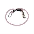 Laisse pour chien en silicone Kentucky Rose clair