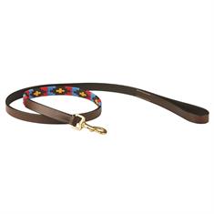 Laisse pour chien Polo Cuir WeatherBeeta Marron moyen- Rose
