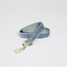 Laisse pour chien Velvet 120cm de longue Kentucky Bleu clair