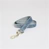 Laisse pour chien Velvet 120cm de longue Kentucky Bleu clair