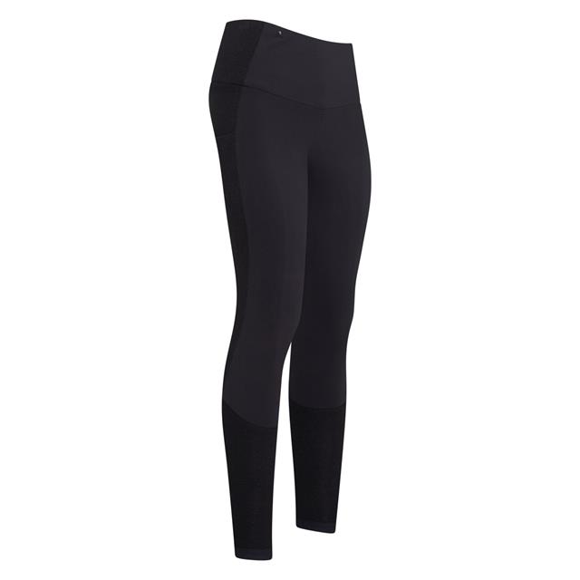 Legging d'Équitation Breeze Fg Euro-star Noir-argenté