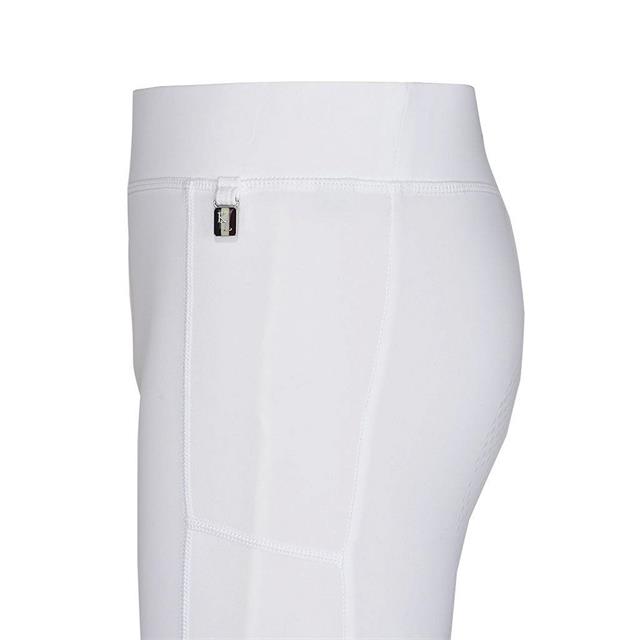 Legging d'équitation Classic Kemmie Enfantss Full Grip Kingsland Blanc