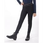 Legging d'équitation Eden fond silicone Enfants QHP Noir