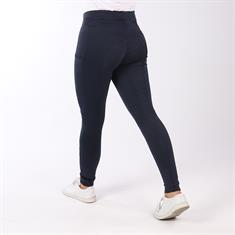 Legging d'équitation Eden Winter Fond silicone Montar Bleu foncé